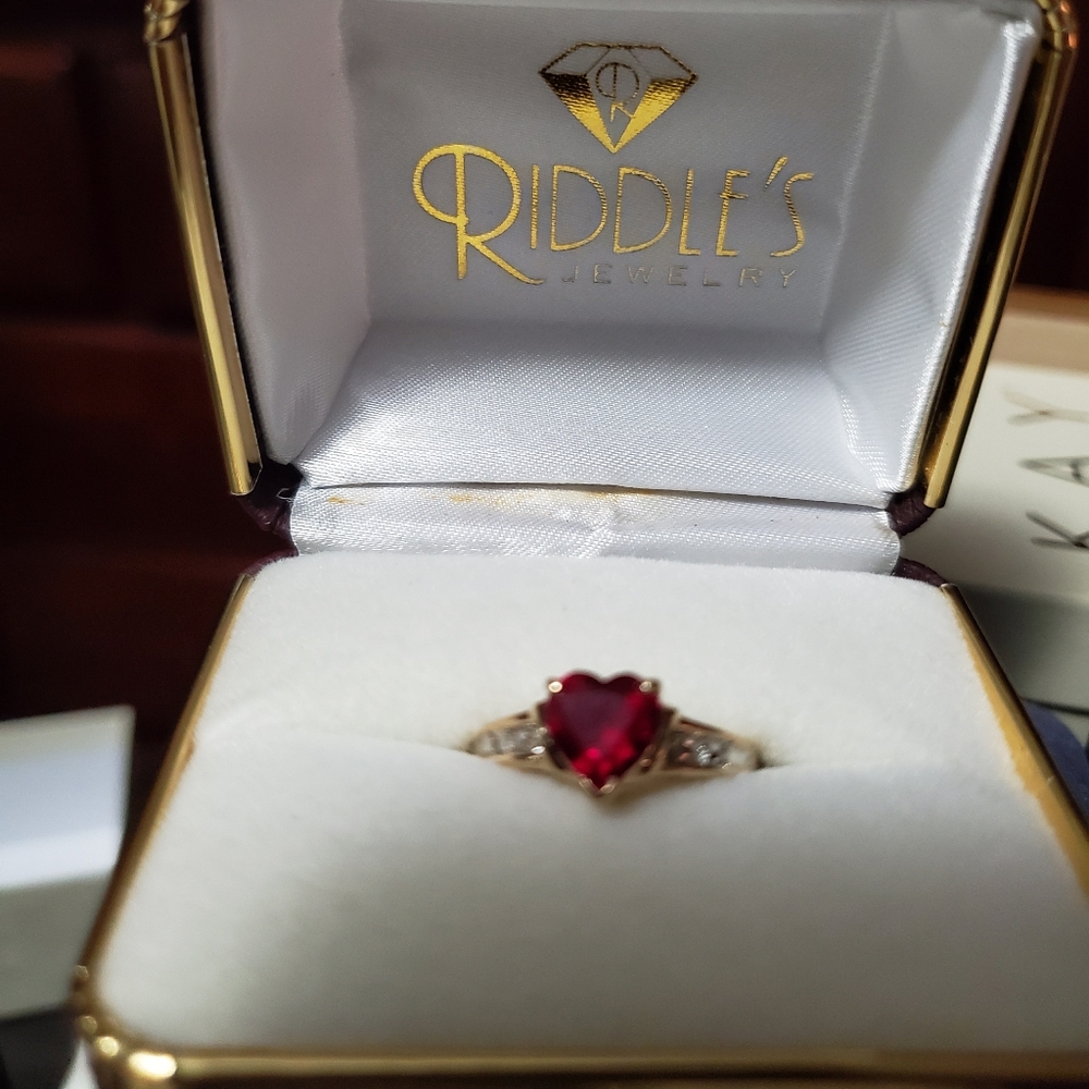 Riddle's Ruby and diamond ring